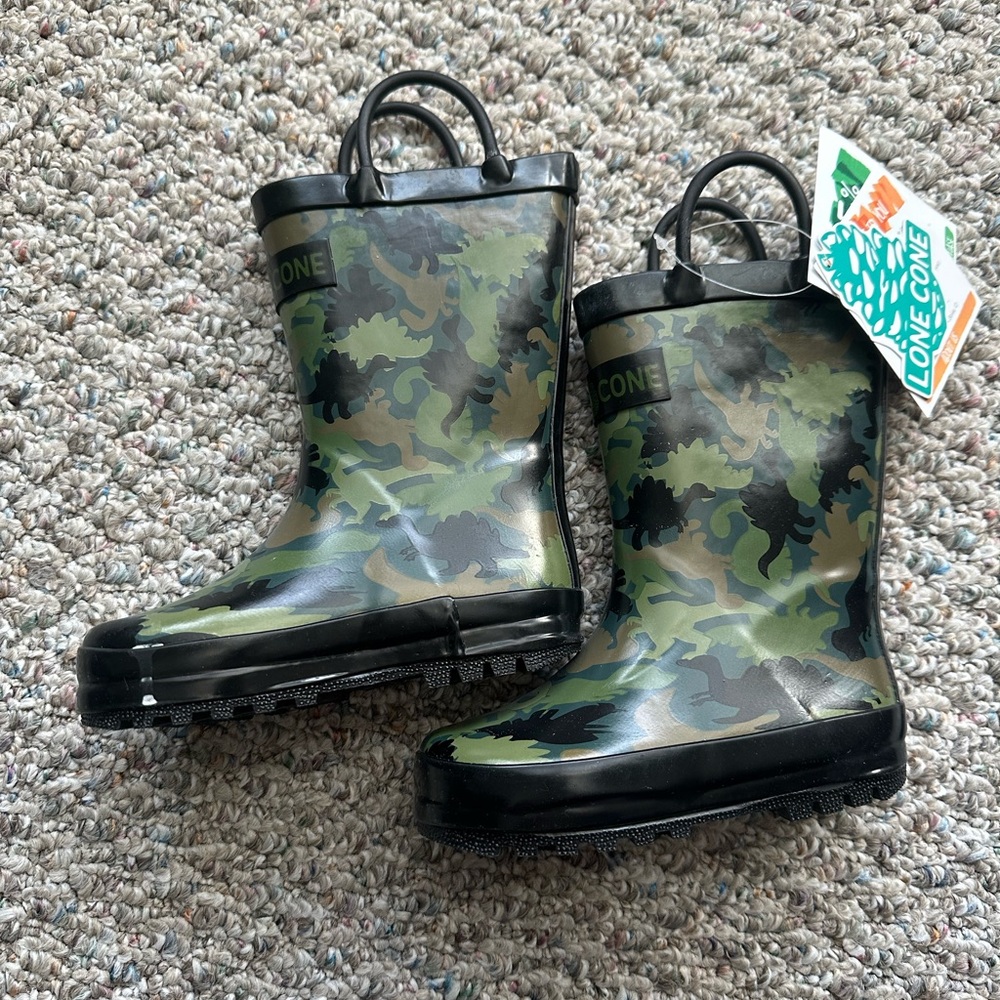 Kids Camouflage Rain Boots